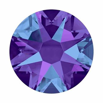 Swarovski non-hotfix steentjes kleur Crystal Heliotrope (001HE) SS16