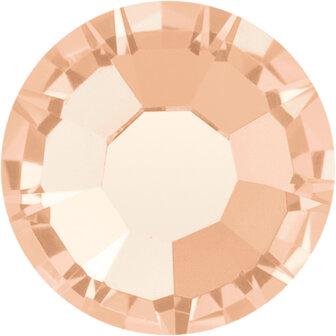 Light Peach HF 90300 (SS10) - Preciosa hotfix steentjes Chaton Rose Maxima