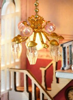 Mini Dollhouse - Villa - Romantic Castle lamp