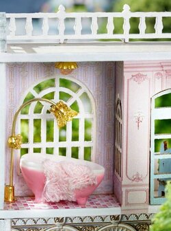 Mini Dollhouse - Villa - Romantic Castle badkamer