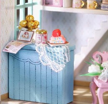 Mini Dollhouse - Villa - Manxing Dessert Shop balie