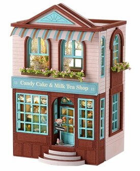 Mini Dollhouse - Villa - Manxing Dessert Shop voorkant