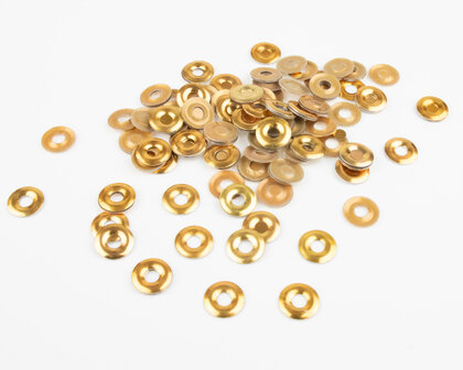 Hotfix Nailheads Kleur Goud ring (ca. 100 stuks)