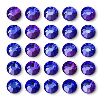 Crystal Heliotrope 295 HEL DF 00030 (SS5) - Preciosa non-hotfix plakstenen Chaton Rose Maxima 