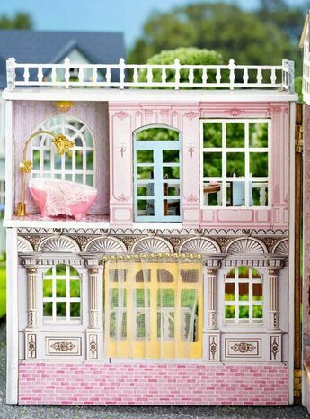 Mini Dollhouse - Villa - Romantic Castle binnenkant