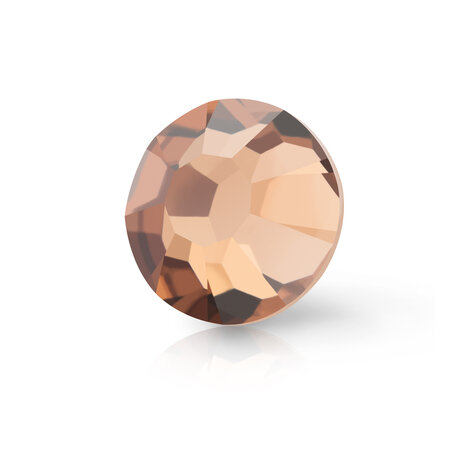 Light Smoked Topaz DF 10210 (SS5) - Preciosa non-hotfix plakstenen Chaton Rose Maxima 