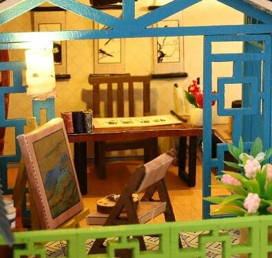 Mini Dollhouse - Villa - Fuchun Resort huiskamer