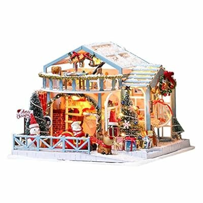 Mini Dollhouse - Villa - Christmas Snowy Night