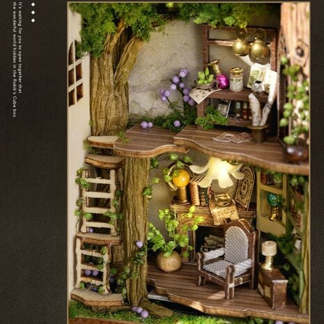 Mini Dollhouse - Villa - Forest Wonderland details