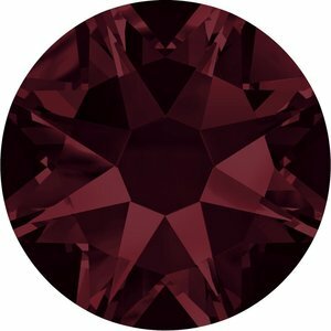 Swarovski hotfix steentjes kleur Burgundy (515) SS20 UITVERKOOP