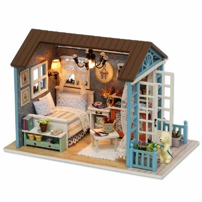 Mini miniatuur bouwpakket poppenhuis (DIY