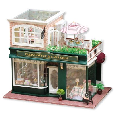 Mini Dollhouse - Paris Coffee and Cake Shop