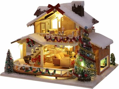 Mini Dollhouse - Villa - Ice and Snow Manor Christmas